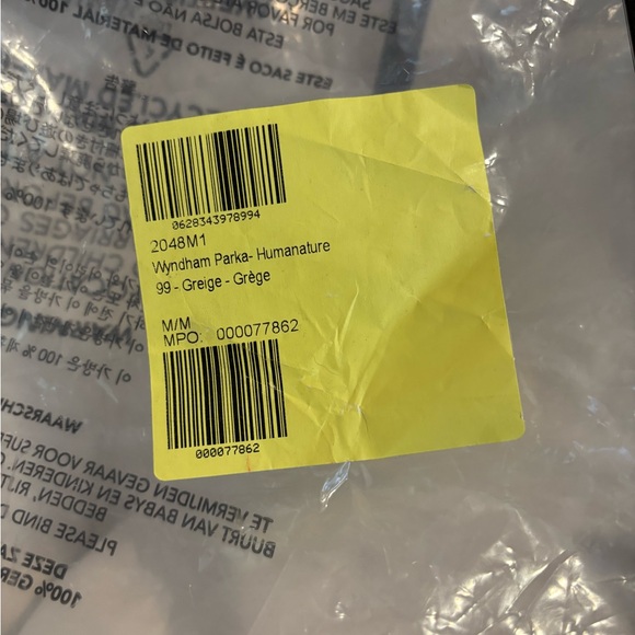 Canada Goose Wyndham Parka Humanature Men Medium- Greige/white - Picture 6 of 9